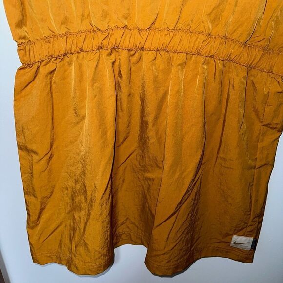 Nike Women's Sportswear Swoosh Woven Dress - NWT - Desert Ochre - Picture 12 of 12